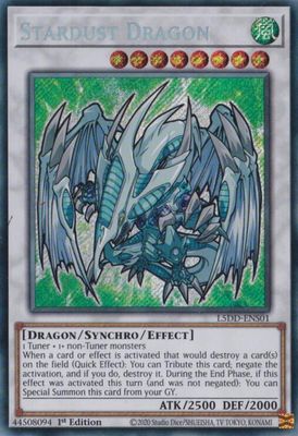 SJ Stardust Dragon (L5DD-ENS01) - Legendary 5D's Decks (L5DD) Legendary 5D's Decks Secret Rare