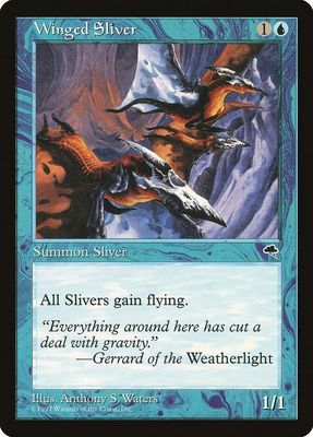 SJ Winged Sliver - Tempest (TMP) Tempest
