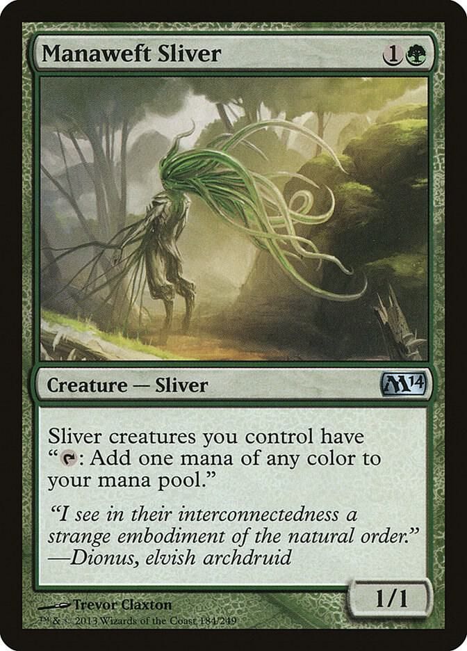 SJ Manaweft Sliver - Magic 2014 (M14) (M14) Magic 2014 (M14)