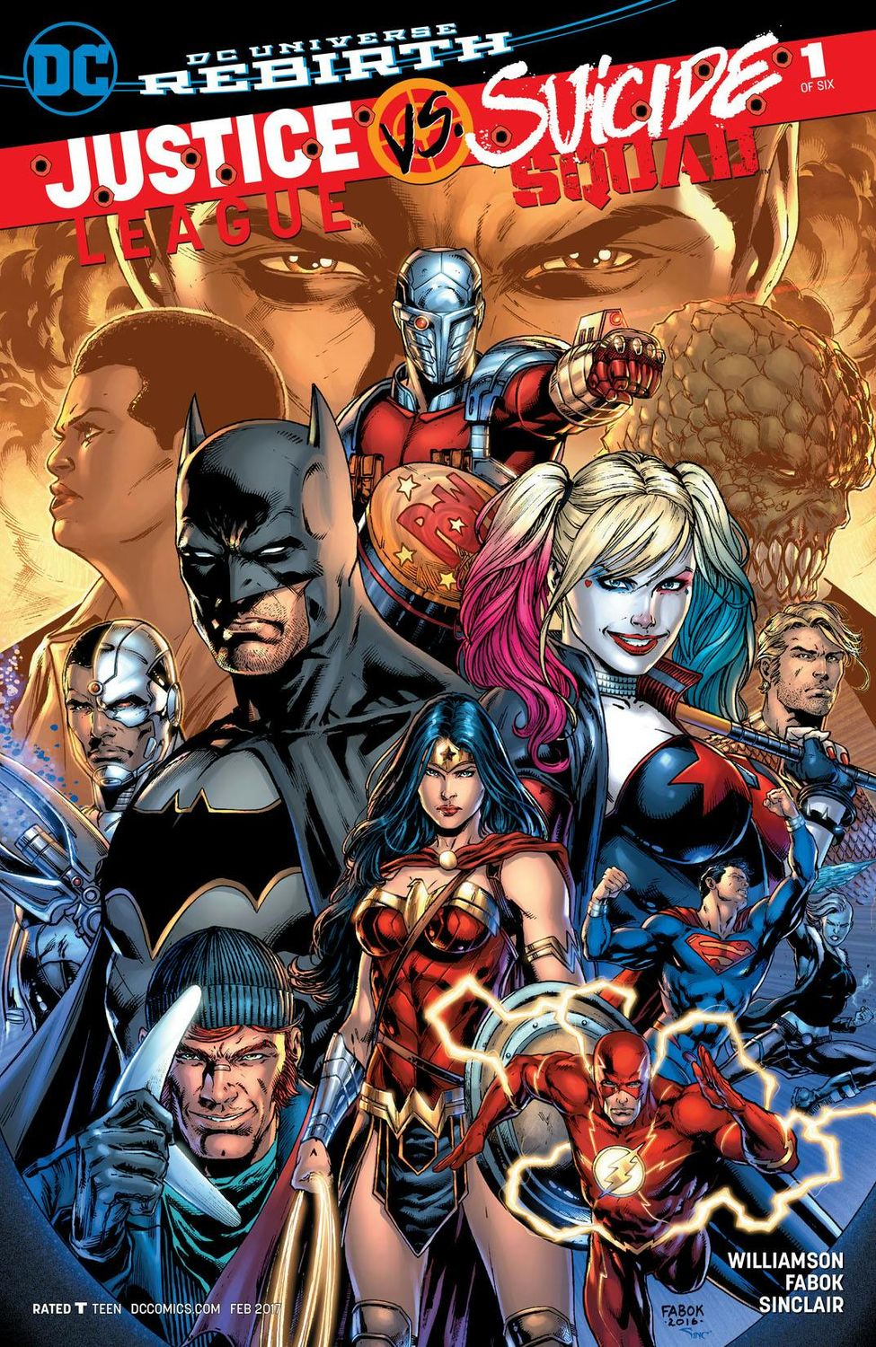 SH1 Justice League vs Suicide Squad Comic Issue 1 DC Rebirth Ingles