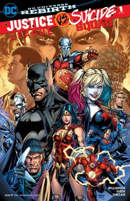 SH1 Justice League vs Suicide Squad Comic Issue 1 DC Rebirth Ingles