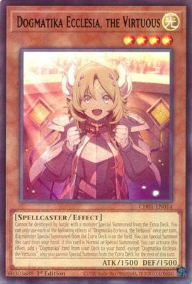 SJ Dogmatika Ecclesia, the Virtuous - THE CHRONICLES DECK: The Fallen &amp; The Virtuous (All-Foil Edition) (CH01) THE CHRONICLES DECK: The Fallen &amp; The Virtuous (All-Foil Edition) Ultra Rare