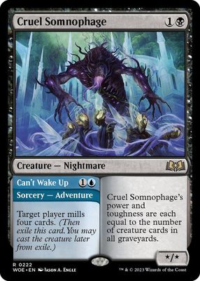 Cruel Somnophage - Wilds of Eldraine (WOE) Wilds of Eldraine