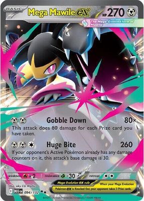 SJF Mega Mawile ex - 094/132 - ME01: Mega Evolution (MEG) ME01: Mega Evolution
