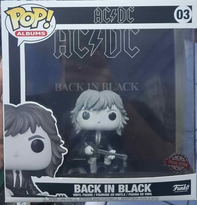 SJ1 Back in Black Figura Funko Pop AC/DC Pop Albums