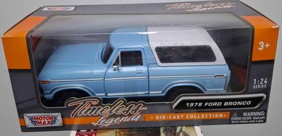 SH1 1979 Ford Bronco Timeless Legend Motor Max 1/24