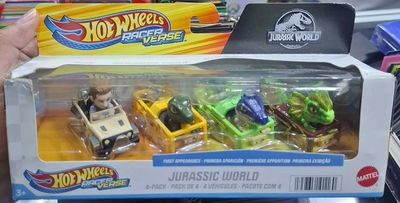 SJ1 Jurassic World Hot Wheels Racer Verse Set