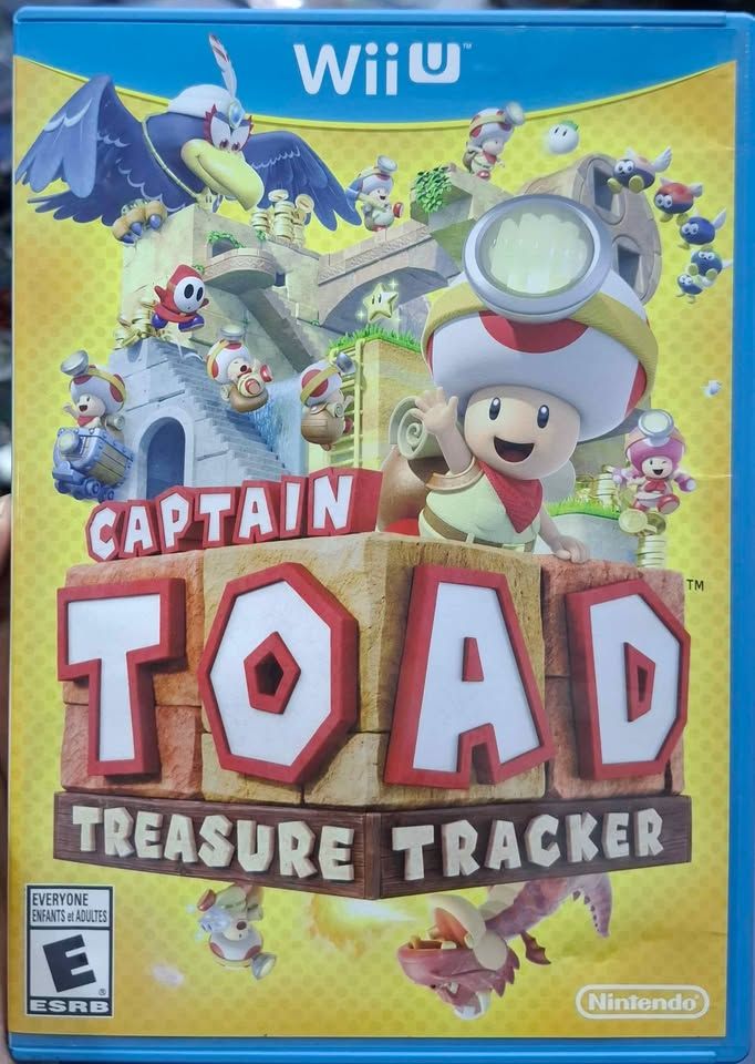 SJ1 Captain Toad Treasure Tracker Nintendo Wii U Usado Completo