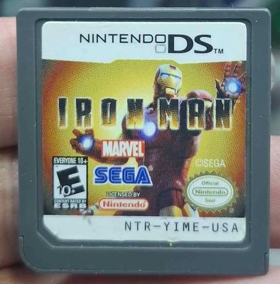 SJ1 Iron Man Nintendo DS Cartucho