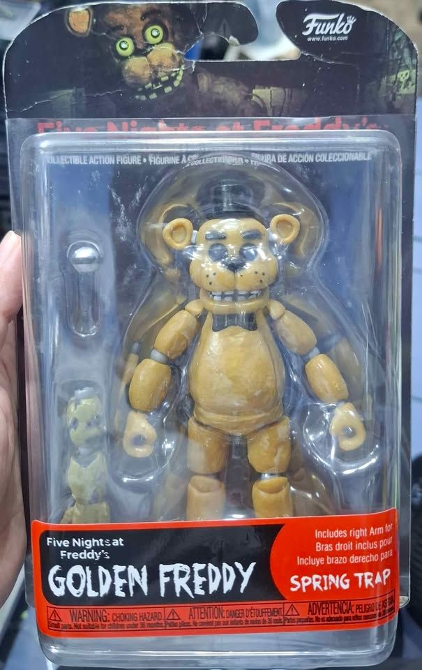 SJ1 Golden Freddy Figura Spring Trap Funko Five Nights At Freddys