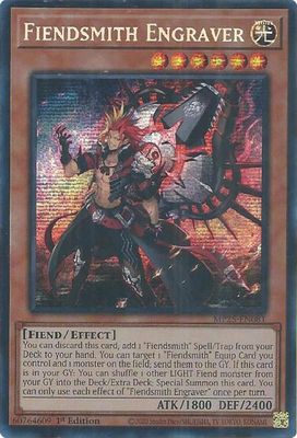 SJ Fiendsmith Engraver - 2025 Mega-Pack (MP25) 2025 Mega-Pack Secret Rare