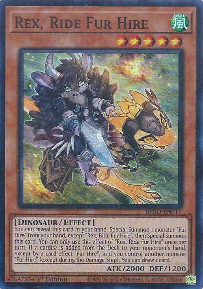 SJ Rex, Ride Fur Hire - Burst Protocol (BPRO) Burst Protocol Super Rare *Espanol*