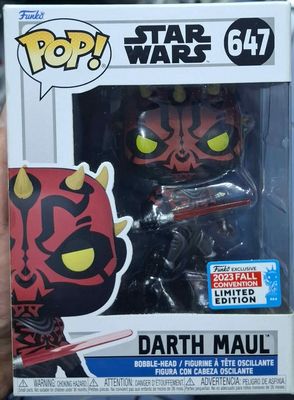 SJ1 Darth Maul Figura Funko Pop Star Wars Figura 2023 Fall Convention