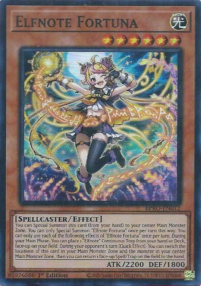 Elfnote Fortuna - Burst Protocol (BPRO) Burst Protocol Super Rare *Espanol*