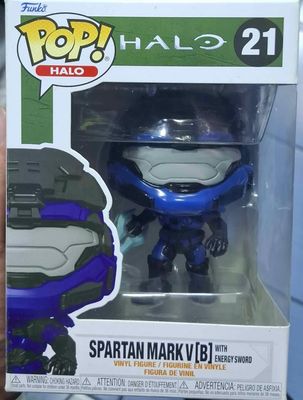 SJ1 Spartan Mark V B With Energy Sword Figura Funko Pop Halo Figura