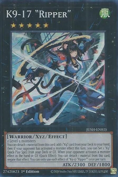 SJ K9-17 "Ripper" - Justice Hunters (JUSH) Justice Hunters Super Rare