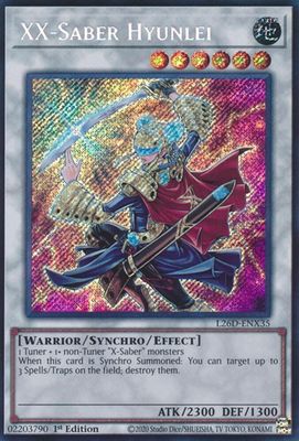 SJ XX-Saber Hyunlei (Secret Rare) - Legendary Modern Decks 2026 (L26D) Legendary Modern Decks 2026 Secret Rare