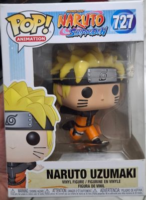 SH1 Naruto Uzumaki Figura Funko Pop 727 *Caja Dañada*