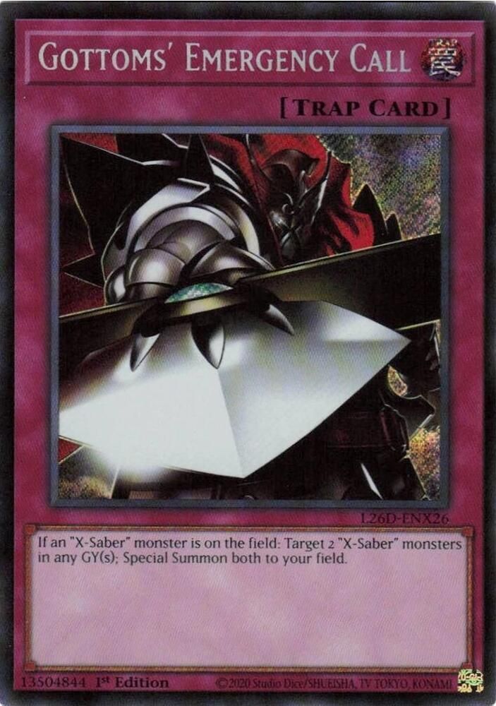 SJ Gottoms' Emergency Call (Secret Rare) - Legendary Modern Decks 2026 (L26D)