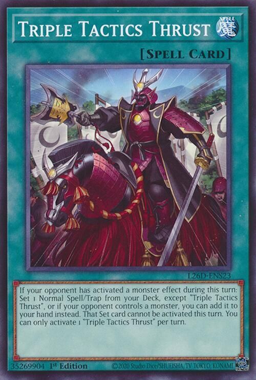 SJ Triple Tactics Thrust - Legendary Modern Decks 2026 (L26D) Legendary Modern Decks 2026 Common