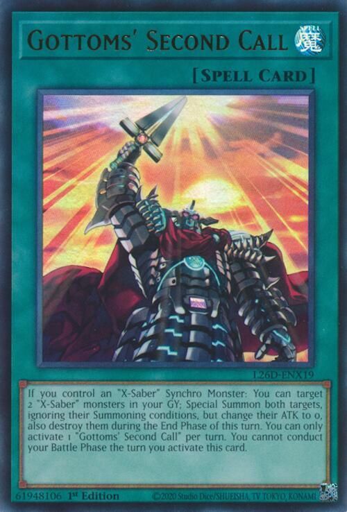 SJ Gottoms' Second Call (Ultra Rare) - Legendary Modern Decks 2026 (L26D)