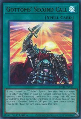 SJ Gottoms' Second Call (Ultra Rare) - Legendary Modern Decks 2026 (L26D)