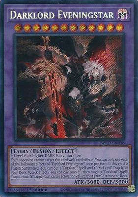 SJ Darklord Eveningstar - Burst Protocol (BPRO) Burst Protocol Secret Rare