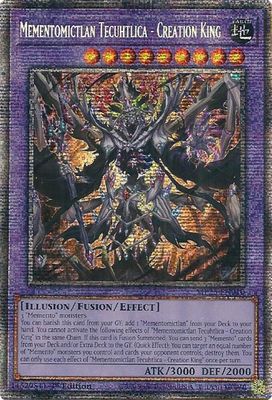 SJ Mementomictlan Tecuhtlica - Creation King - 2025 Mega-Pack (MP25) 2025 Mega-Pack Starlight Rare