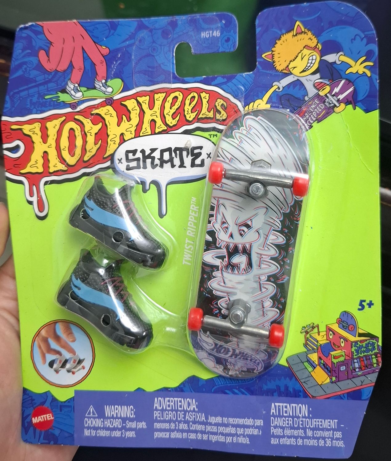 SH1 Twist Ripper Hot Wheels Skate Nuevo