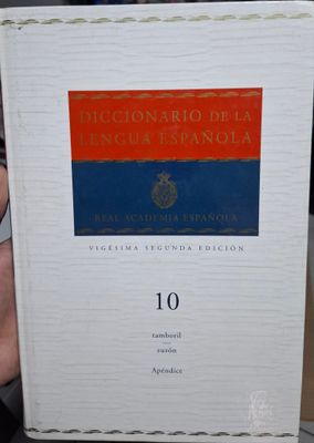 SH1 Diccionario de la Lengua Espanola Volumen 10 Tapa Dura