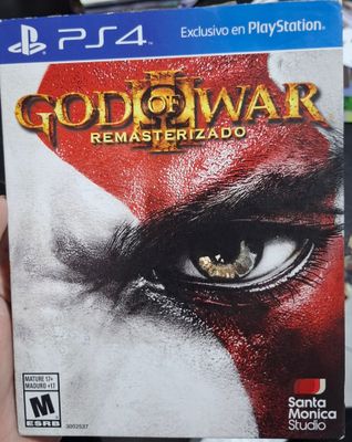 SH1 God of War 3 Remasterizado Playstation 4 Usado Caja de Cartón