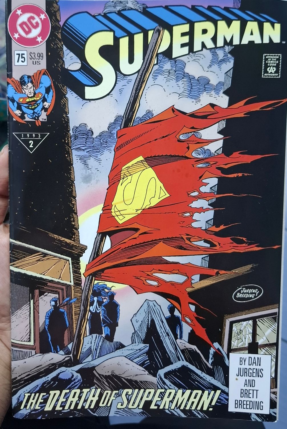 SJ2 Superman Comic Issue 75 The Death of Superman