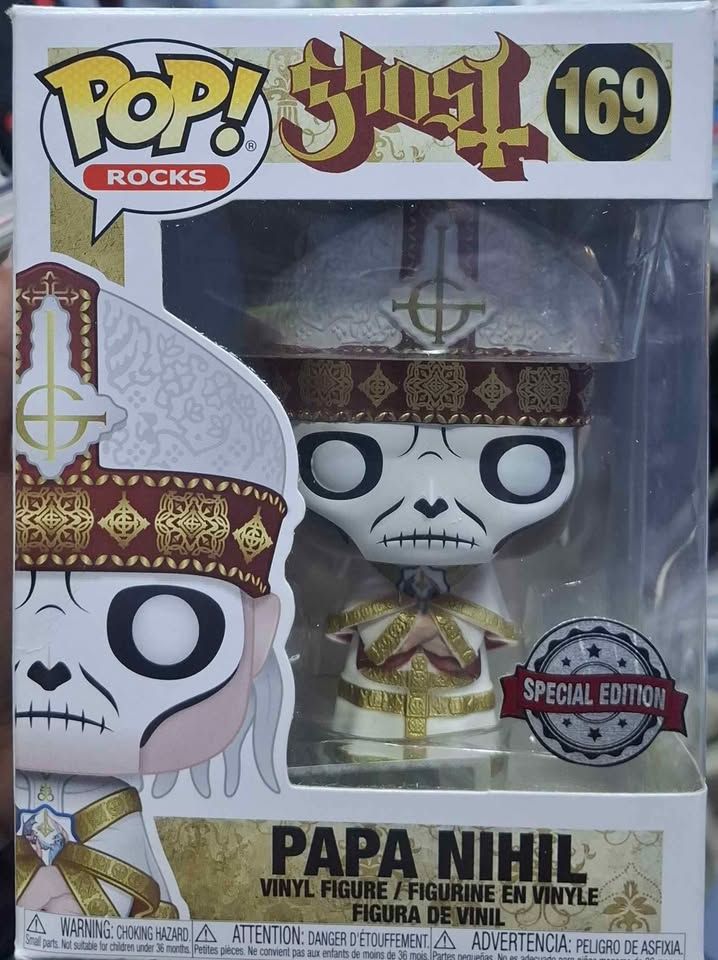 SJ1 Papa Nihil Figura Funko Pop Ghost Pop Rocks 169 Special Edition