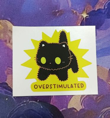 KM Sticker de Vinilo, 7 cms