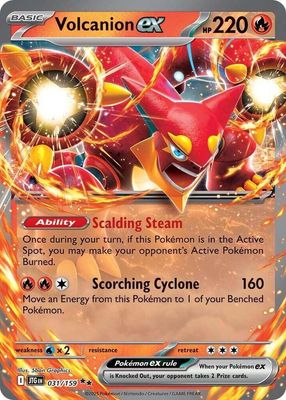 SJF Volcanion ex - 031/159 - SV09: Journey Together (JTG) SV09: Journey Together
