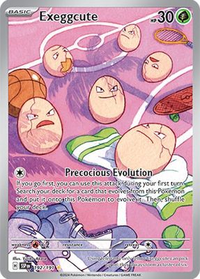 SJF Exeggcute - 192/191 - SV08: Surging Sparks (SSP) SV08: Surging Sparks
