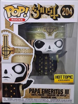 SH1 Papa Emeritus III Figura Funko Pop Ghost Figura 204 Hot Topic