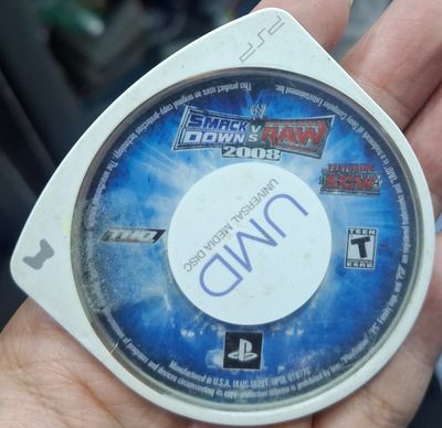 SH1 Smack Down vs Raw 2008 PSP Mini Disc
