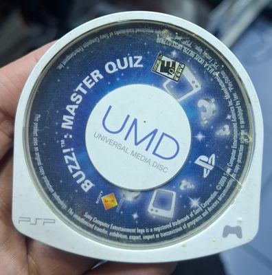 SH1 Buzz Master Quizz PSP Mini Disc
