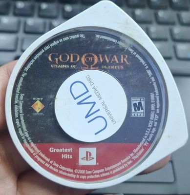 SH1 God of War Chains of Olympics PSP Mini Disc Greatest Hits