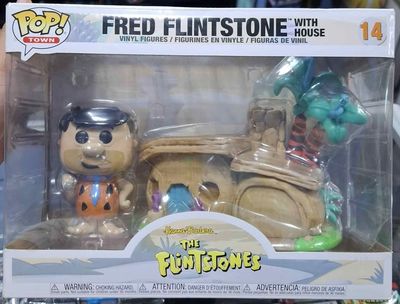 SJ3 Fred Flintstone With House Figura Funko Pop Picapiedras