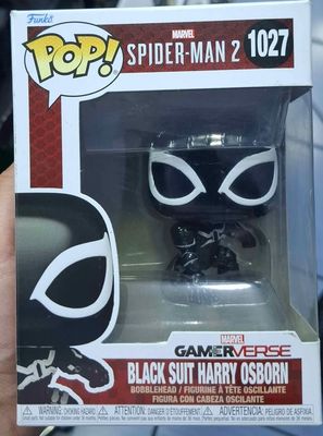 SJ1 Black Suit Harry Osborn Figura Funko Pop 1027 Gamerverse
