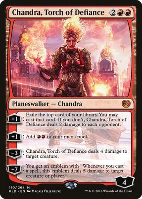 SJF Chandra, Torch of Defiance - Kaladesh (KLD) Kaladesh