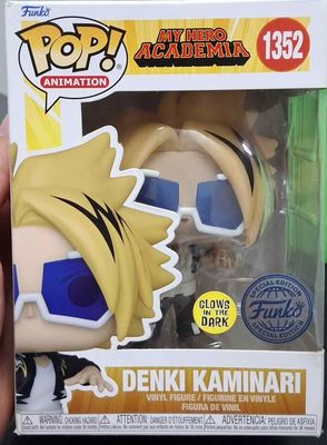 SH1 Denki Kaminari Figura Funko Pop 1352 My Hero Academia Glows