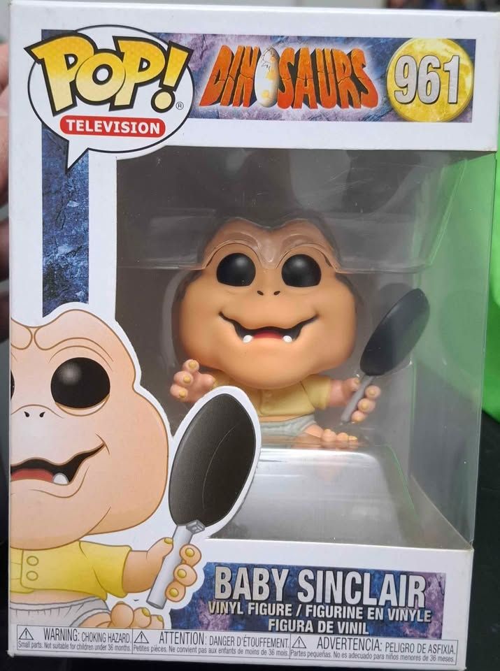 SJ2 Baby Sinclair Figura Funko Pop 961 Dinosaurs