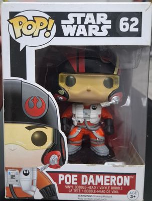 SH1 Poe Dameron Figura Funko Pop 62 Star Wars Figura