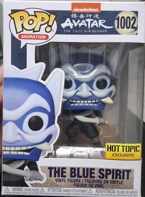SH1 The Blue Spirit Figura Funko Pop 1002 Hot Topic Avatar Airbender *Caja Danada*