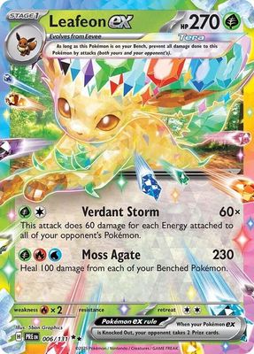 SJF Leafeon ex - 006/131 - SV: Prismatic Evolutions (PRE) SV: Prismatic Evolutions *Espanol*