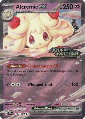 SJ Alcremie ex (Journey Together Stamped) - Miscellaneous Cards &amp; Products (MCAP) Miscellaneous Cards &amp; Products
