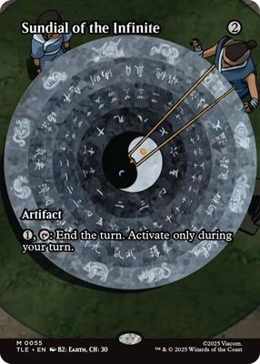SJF Sundial of the Infinite (Borderless) - Avatar: The Last Airbender: Eternal-Legal (TLE) Avatar: The Last Airbender: Eternal-Legal